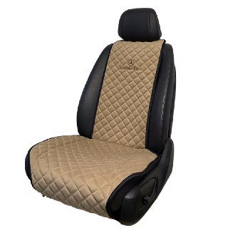 Накидки на сидения Передние накидки с вышивкой Mercedes Benz надпись