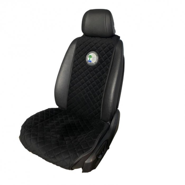 Накидки на сидения Передние накидки с вышивкой Affalterbach (Черный)